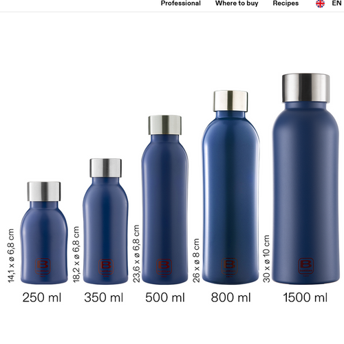 Butelka termiczna 350 ml B Bottles Twin Potter’s Clay gliniasty brąz BUGATTI