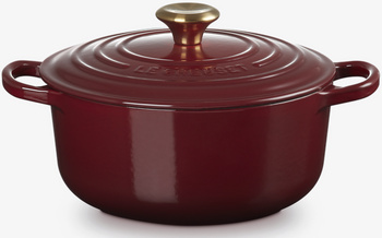 Brytfanna żeliwna okrągła 20 cm garnet LE CREUSET