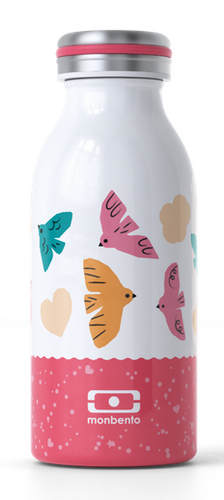 Butelka termiczna 350ml Cooly pink Birds MONBENTO