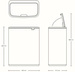 Kosz Bo Touch Bin 2x30 l Concrete Grey powłoka mineralna BRABANTIA