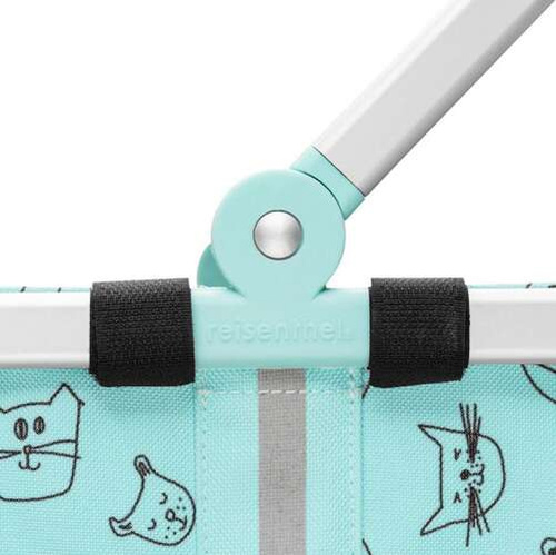 Koszyk carrybag xs kids cats and dogs mint REISENTHEL
