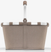 Koszyk carrybag herringbone mokka REISENTHEL