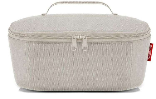 Torba coolerbag M pocket herringbone sand REISENTHEL