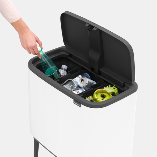 Kosz BO Touch Bin 3  x 11l biały BRABANTIA