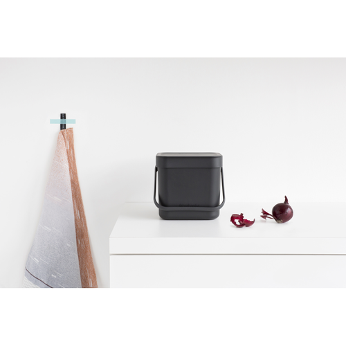 Kosz Sort & Go 3l Dark Grey BRABANTIA