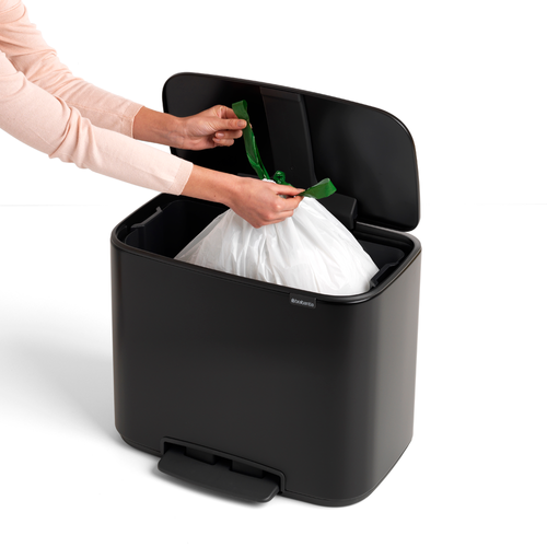 Kosz BO PEDAL BIN 36l czarny matowy BRABANTIA