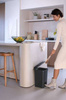 Kosz pedałowy 16l StepUp dark grey Brabantia