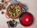 Garnek profesjonalny Gourmet 30 cm wiśniowy LE CREUSET