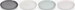 Zestaw 4 talerzy 22 cm Coupe LE CREUSET