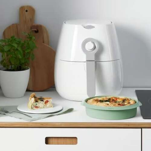 Forma do Air Fryer 20cm zielona LEKUE