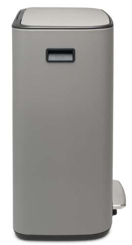 Kosz Bo Pedal Bin 2x30l szary betonowy powłoka mineralna BRABANTIA