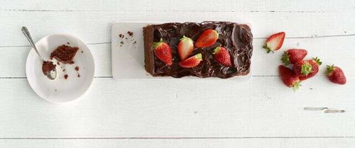 Prostokątna silikonowa forma do ciasta 24 cm czarna LEKUE