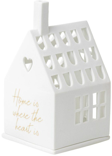 Lampion domek 13 cm Home Is Where Heart Is RAEDER