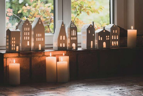 Lampion domek murowany duży RAEDER