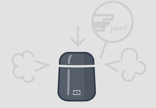 Termos obiadowy 280ml Capsule blue Dino s MONBENTO