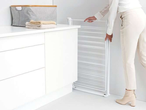 Suszarka na pranie HANGON 25m + drążek biała BRABANTIA