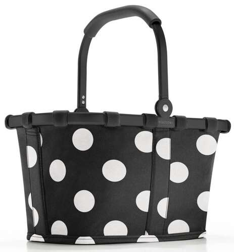 Koszyk carrybag XS frame dots white REISENTHEL
