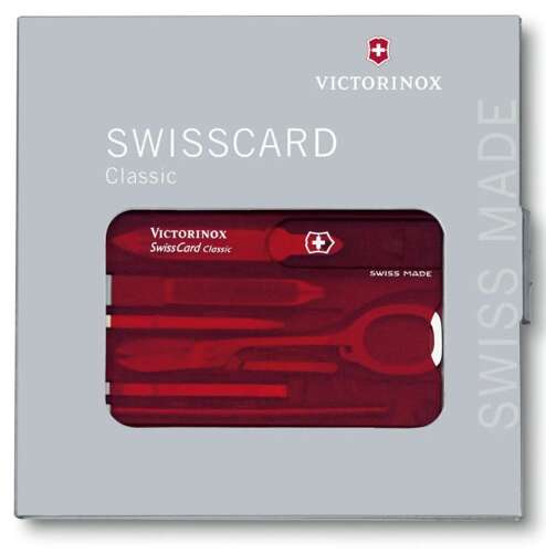 Swiss Card Classic czerwona VICTORINOX