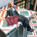 Torba shopper e1 twist maroon REISENTHEL
