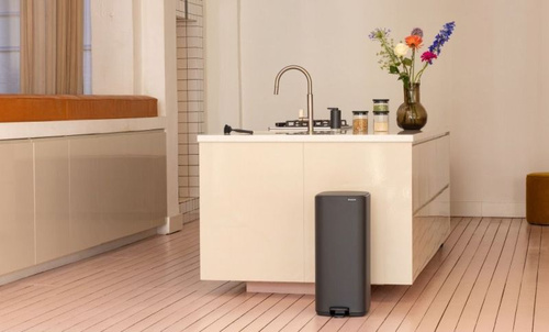 Kosz pedałowy 30l Bo Mineral Infinite Grey BRABANTIA