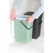 Kosz szafkowy Sort & Go 2 x 16l Jade Green/Grey BRABANTIA