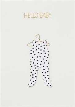 Kartka Hello Baby Cloth, RAEDER