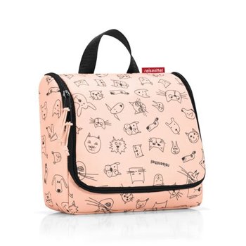 Kosmetyczka toiletbag kids cats and dogs rose REISENTHEL