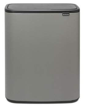 Kosz Bo Touch Bin 2x30 l Concrete Grey powłoka mineralna BRABANTIA