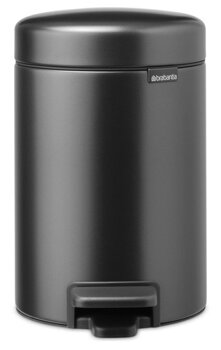 Kosz pedałowy NewIcon 3l Confident Grey BRABANTIA