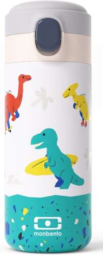 Kubek termiczny 360ml Pop Dino blue MONBENTO