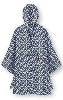 Peleryna mini maxi poncho signature navy REISENTHEL