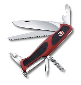 Scyzoryk Ranger 55 Grip czerwono-czarny VICTORINOX