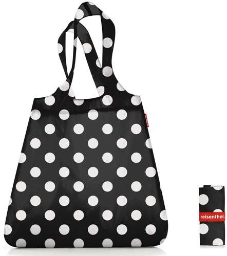 Siatka mini maxi shopper dots white REISENTHEL