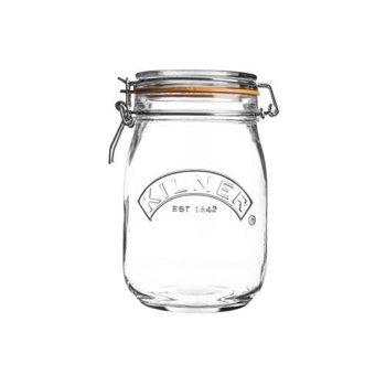 Słoik 1 l Round Clip Top Jar - KILNER