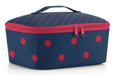 Torba coolerbag M pocket mixed dots red REISENTHEL