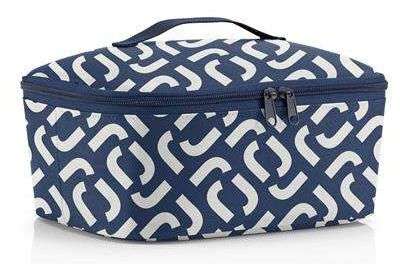 Torba coolerbag M pocket signature navy REISENTHEL