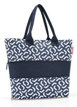 Torba shopper e1 signature navy REISENTHEL