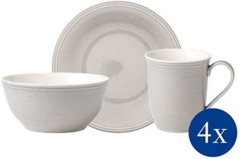 Zestaw śniadaniowy 12el. (dla 4 osób) Color Loop Stone VILLEROY BOCH