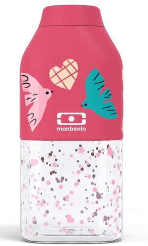 Butelka 330ml Positive S Pink Birds MONBENTO