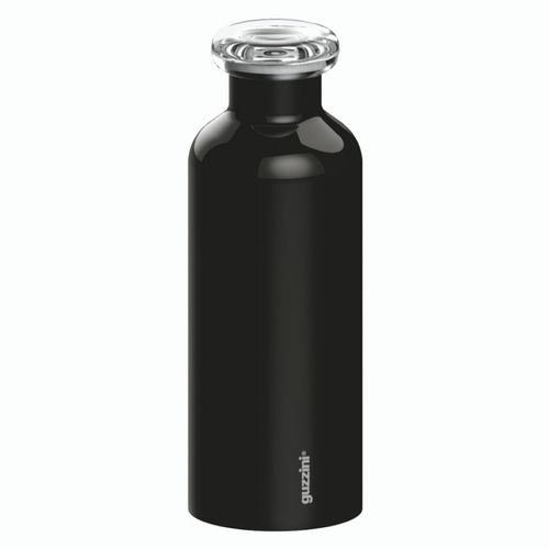 Butelka podróżna czarna z serii On The Go, GUZZINI