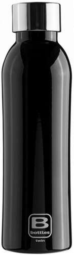 Butelka termiczna 500 ml B Bottles TWIN Black Piano Bright BUGATTI