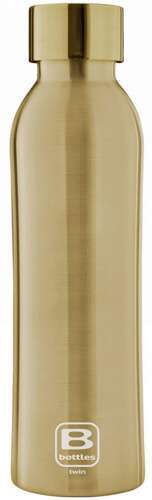 Butelka termiczna 500ml B Bottles TWIN Yellow Gold Brushed BUGATTI