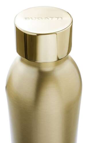 Butelka termiczna 500ml B Bottles TWIN Yellow Gold Brushed BUGATTI