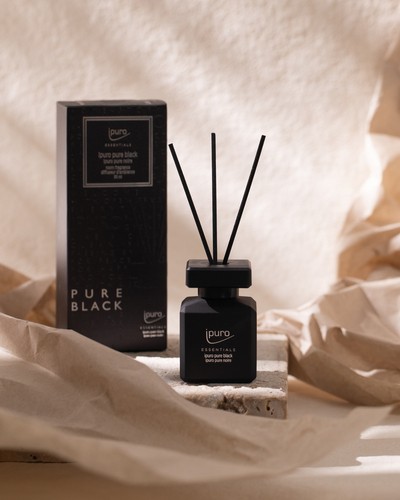 Dyfuzor 50 ml Pure Black ESSENTIALS by ipuro