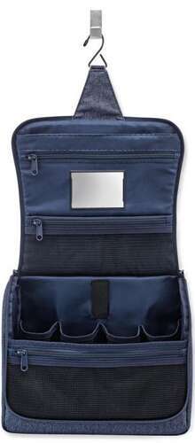 Kosmetyczka toiletbag XL herringbone dark blue REISENTHEL