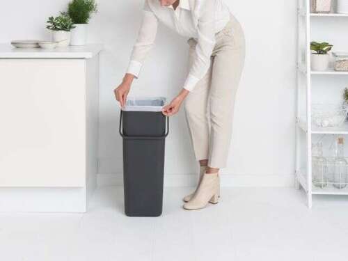 Kosz 40 l Sort&Go Grey BRABANTIA