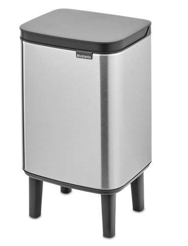 Kosz 4l Bo Hi Matt Steel Fingerprint Proof BRABANTIA