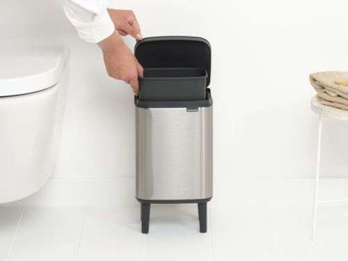 Kosz 4l Bo Hi Matt Steel Fingerprint Proof BRABANTIA