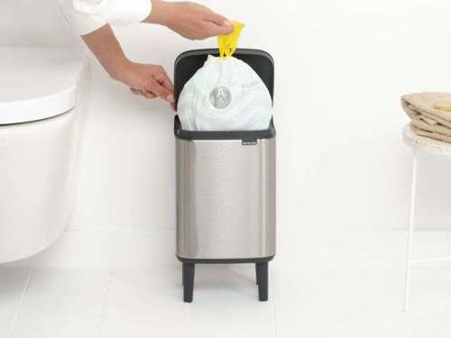 Kosz 4l Bo Hi Matt Steel Fingerprint Proof BRABANTIA