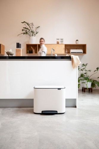 Kosz BO PEDAL BIN 11+23l Soft Beige BRABANTIA 